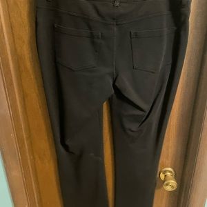 Black stretch pants
